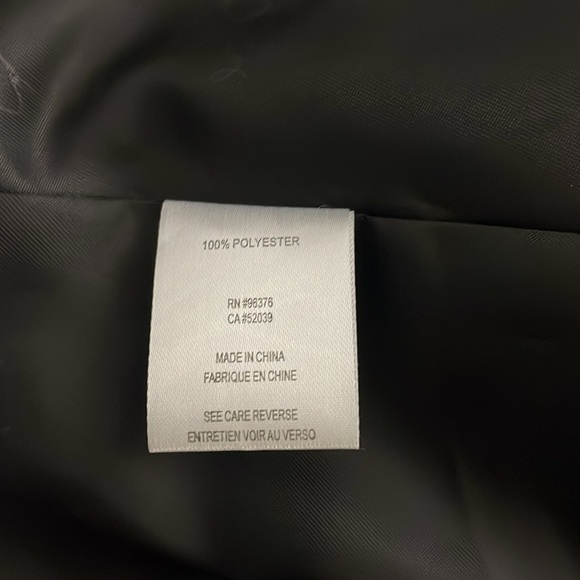 Samuel Dong Trench Dress Coat Bubble Hem Size Medium Brown Metallic Belted - Picture 8 of 10